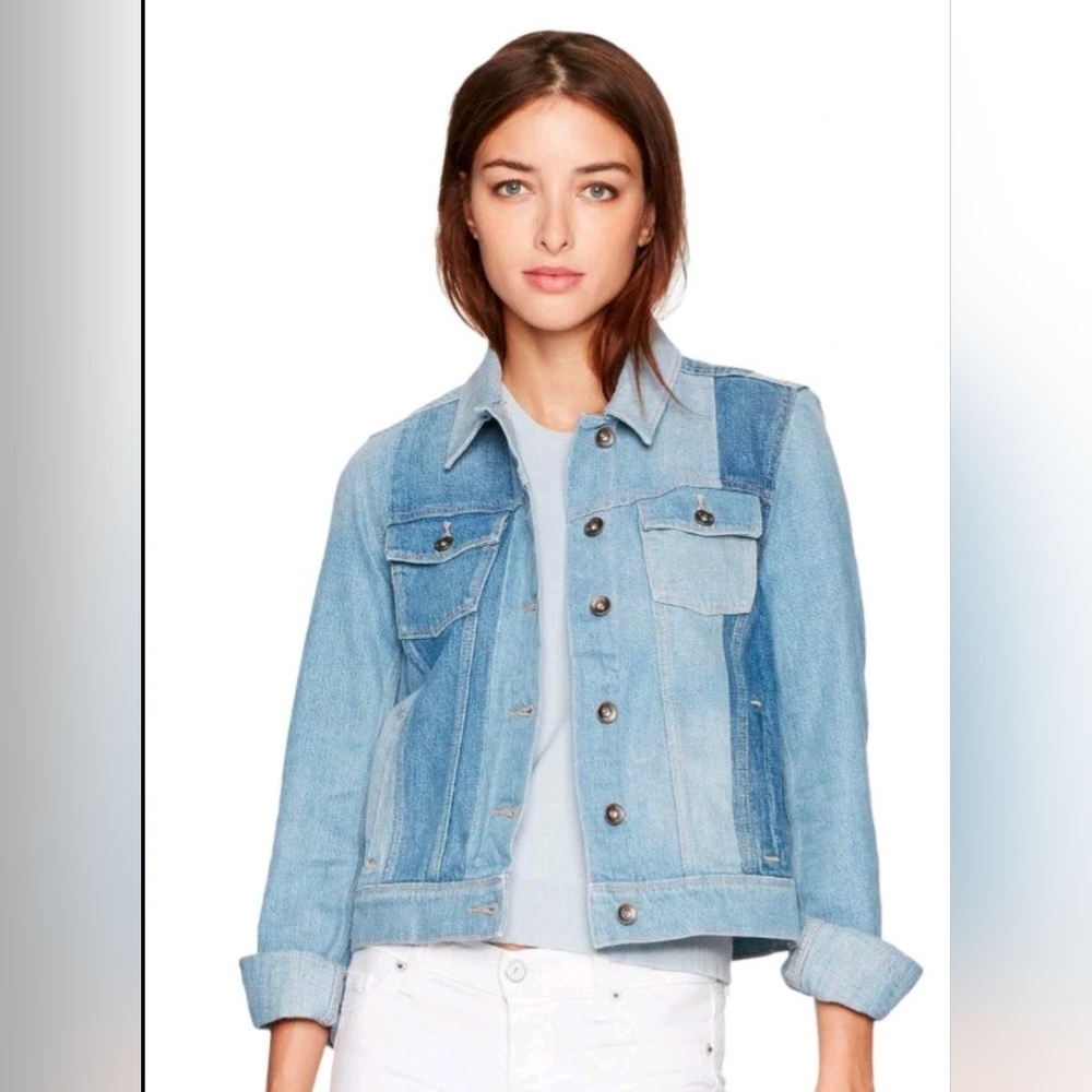 Paige Gamble Denim Patch Jacket